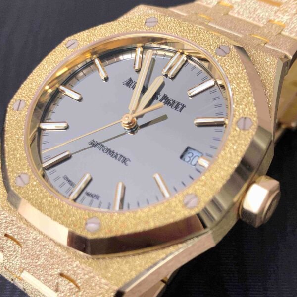 Audemars Piguet Oak Frosted Gold Selfwinding Ref. # 15454BA.GG.1259BA.02