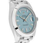 Rolex Day-Date 228206 Platinum Ice Blue Diamond Dial