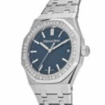 Audemars Piguet Royal Oak 15551ST.ZZ.1356ST.05 Selfwinding Stainless Steel Blue Dial Diamond Bezel (2023)
