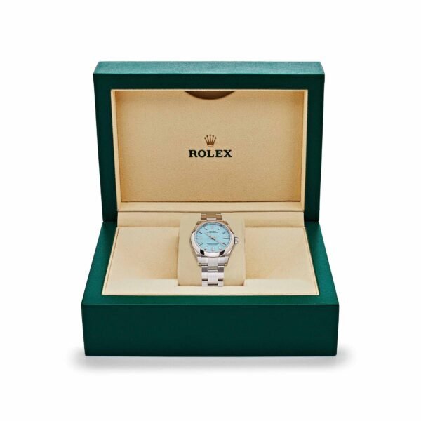 Rolex Oyster Perpetual 277200 Stainless Steel Tiffany Blue Turquoise Dial