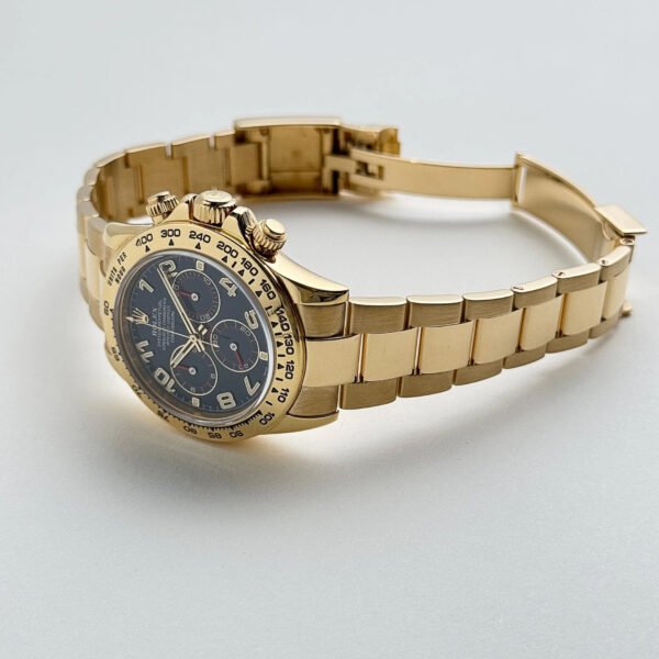 Rolex Daytona 116508 Yellow Gold Blue Racing Arabic Dial