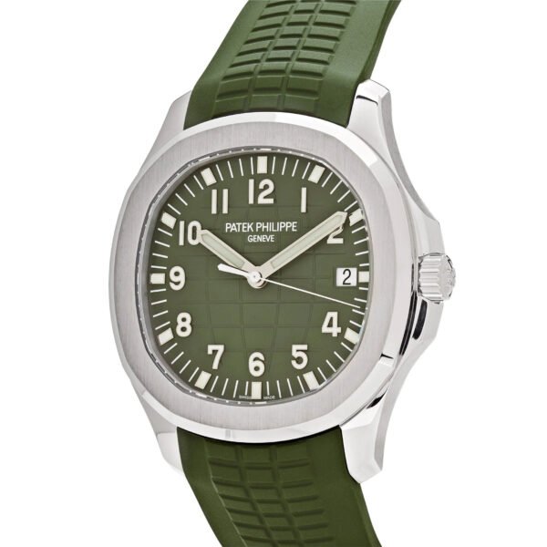 Patek Philippe Aquanaut 5168G-010 'Jumbo' White Gold Khaki Green (2024)