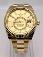 Rolex Sky-Dweller 326938 Yellow Gold Champagne Dial