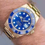 Rolex Submariner 116618LN-0003 40mm 18K Yellow Gold Oyster Bracelet Automatic Blue Dial