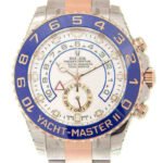 Rolex Yacht-Master 116681-78211 44mm 18KT Rose Gold Stainless Steel Automatic White Dial