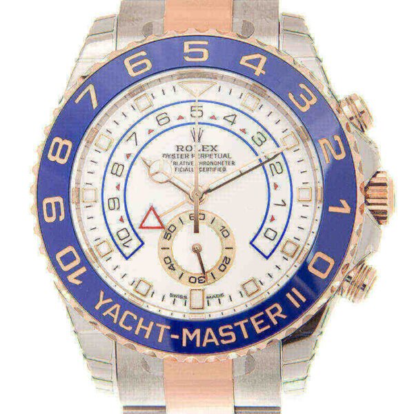 Rolex Yacht-Master 116681-78211 44mm 18KT Rose Gold Stainless Steel Automatic White Dial