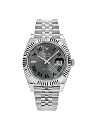 Rolex Datejust 126334-0022 'Wimbledon' Stainless Steel Slate Dial Jubilee (2023)