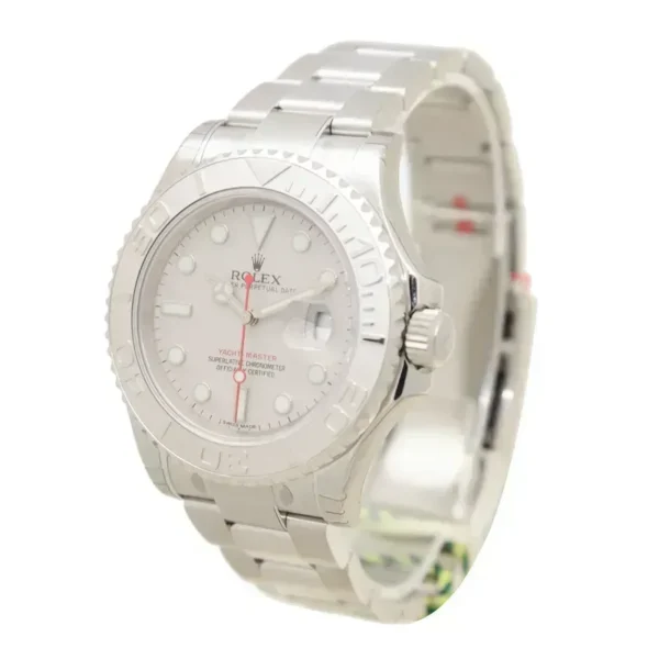 Rolex Yacht-Master 116622-78760 40mm Platinum Dial Stainless Steel Oyster Bracelet