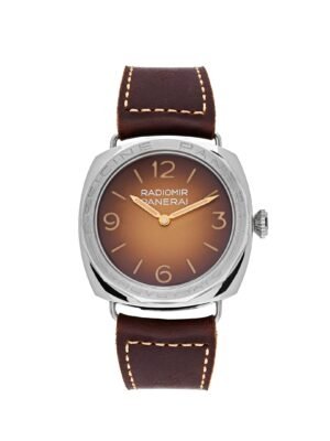 Panerai Radiomir 3 Days Acciaio Stainless Steel Brown Dial PAM00687