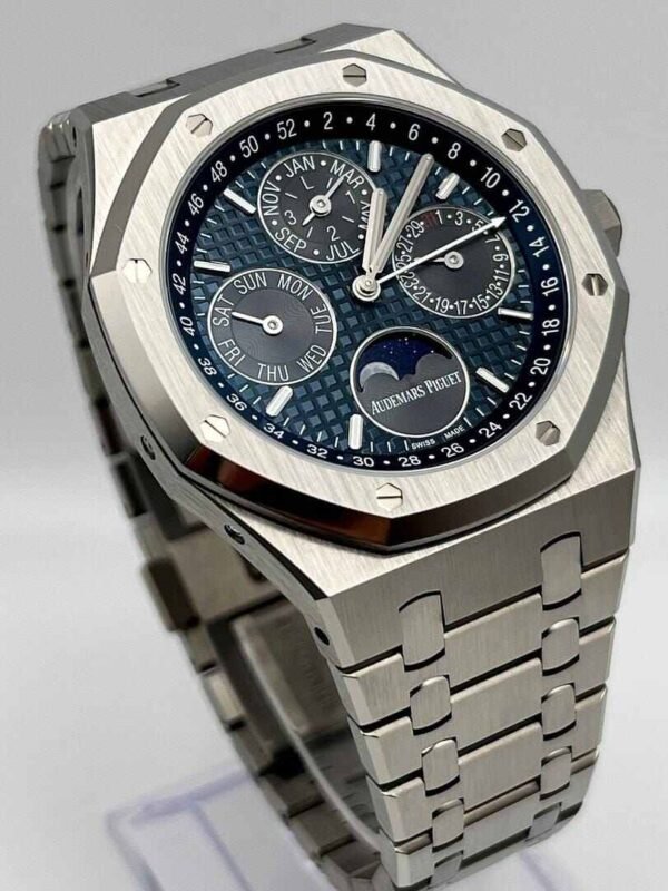 Audemars Piguet Royal Oak Perpetual Calendar 26574TI.OO.1220TI.01 Titanium Blue Dial