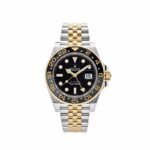 Rolex GMT-Master II 126713GRNR Stainless Steel Yellow Gold Black Dial Jubilee