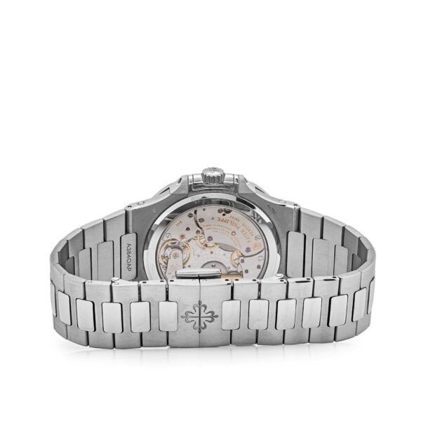 Patek Philippe Nautilus 5740/1G-001 'Tiffany & Co.' Perpetual Calendar Moon Phases White Gold Blue Dial