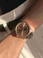 Rolex Cellini Dual Time Rose Gold Automatic Mens Watch 50525-L Box Card