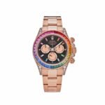 Rolex Daytona 116595RBOW 'Rainbow' Rose Gold Black Dial Sapphire Bezel