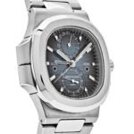 Patek Philippe Nautilus 5990/1A-011 'Travel Time' Flyback Chronograph Stainless Steel Blue Dial (2024)