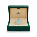 Rolex Oyster Perpetual 124300 Stainless Steel Tiffany Blue Turquoise Dial