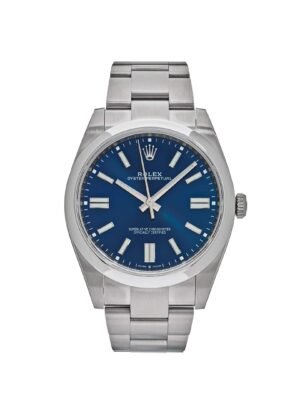 Rolex Oyster Perpetual 124300 Stainless Steel Bright Blue Dial