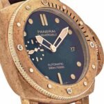 Panerai Submersible Bronzo Blu Abisso PAM01074 Brushed Bronze Blue Dial