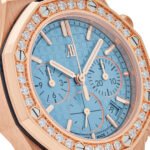 Audemars Piguet Royal Oak Offshore 26231OR.ZZ.A085CA.01 Chronograph Rose Gold Blue Dial Diamond Bezel (2023)