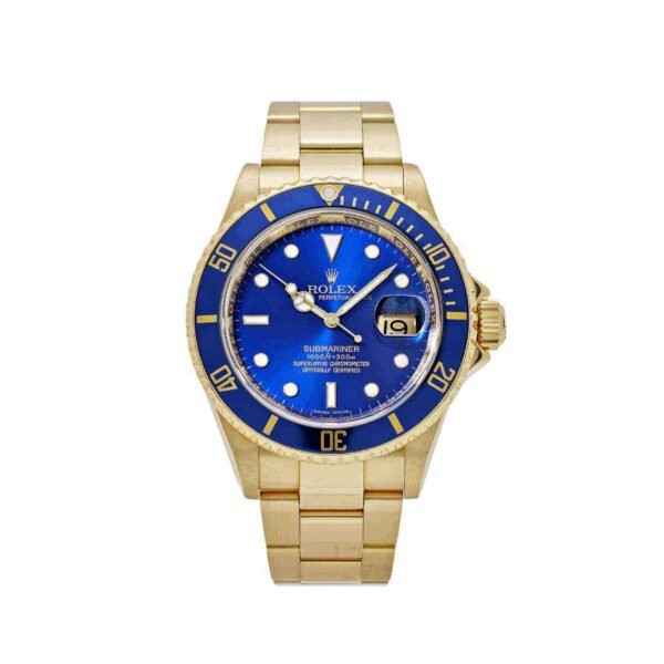 Rolex Submariner Date 116618LB-0003 Yellow Gold Blue Dial