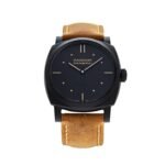 Panerai Radiomir 1940 3 Days Black Ceramic Scamosciato Strap PAM00577