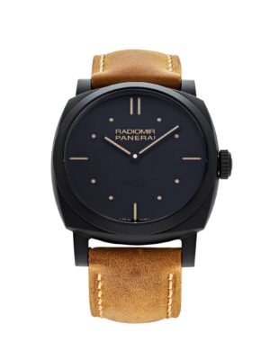 Panerai Radiomir 1940 3 Days Black Ceramic Scamosciato Strap PAM00577