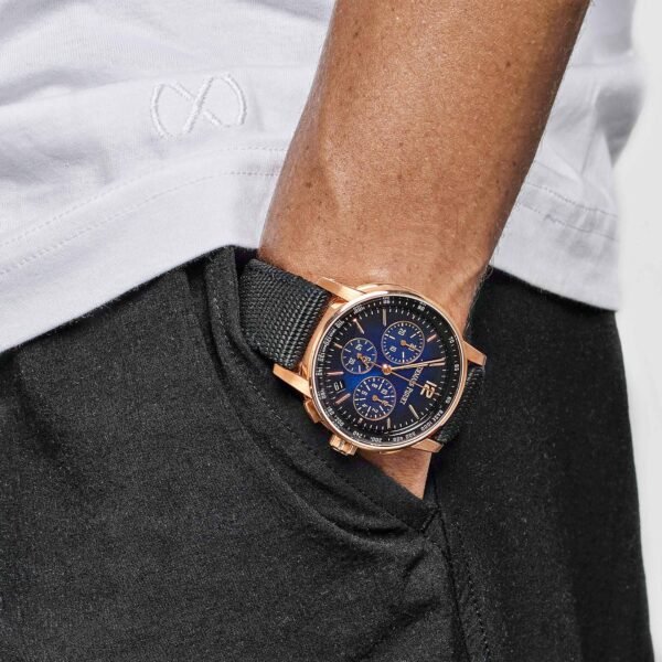 Audemars Piguet Code 11.59 26393OR.OO.A002KB.03 Selfwinding Chronograph Rose Gold Blue Dial (2022)