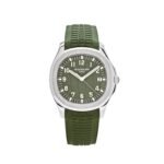 Patek Philippe Aquanaut 5168G-010 'Jumbo' White Gold Khaki Green (2024)