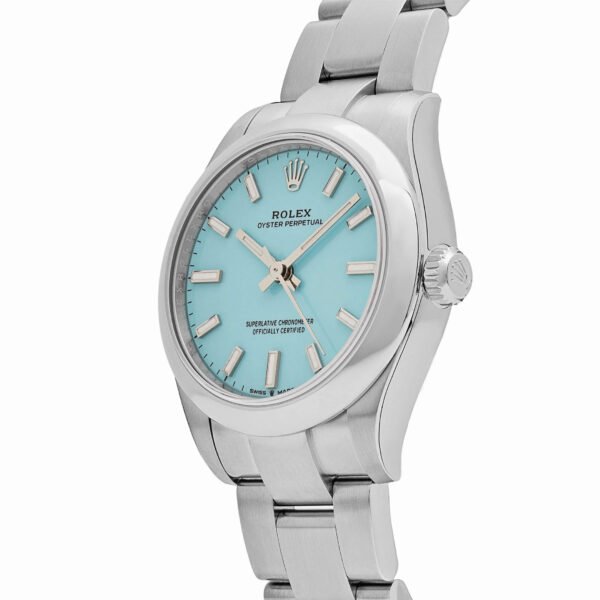 Rolex Oyster Perpetual 277200 Stainless Steel Tiffany Blue Turquoise Dial