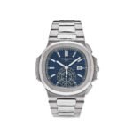 Patek Philippe Nautilus 5976/1G-001 '40th Anniversary' Chronograph White Gold Blue Diamond Dial Limited Edition