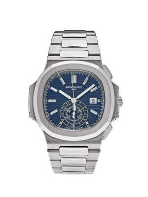 Patek Philippe Nautilus 5976/1G-001 '40th Anniversary' Chronograph White Gold Blue Diamond Dial Limited Edition