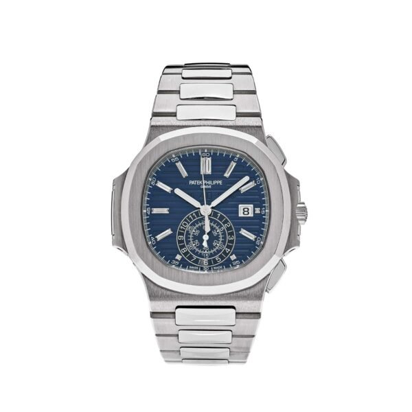 Patek Philippe Nautilus 5976/1G-001 '40th Anniversary' Chronograph White Gold Blue Diamond Dial Limited Edition