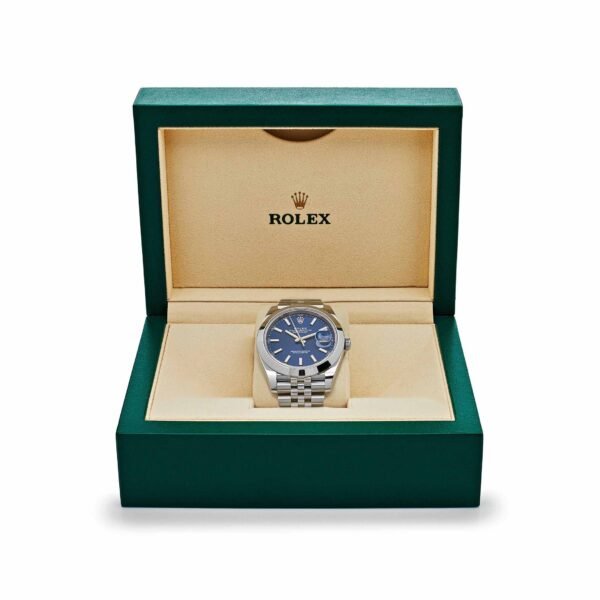 Rolex Datejust 126300 Stainless Steel Blue Dial Jubilee