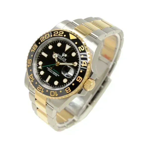 Rolex GMT-Master II 116713LN-78203 40mm 18kt Yellow Gold Automatic Black Dial