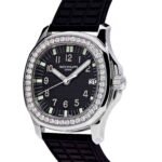 Patek Philippe Aquanaut 5067A-001 'Ladies' Stainless Steel Black Dial Diamond Bezel
