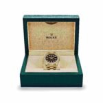 Rolex Day-Date 228348RBR-0039 Yellow Gold Black Diamond Dial Diamond Bezel