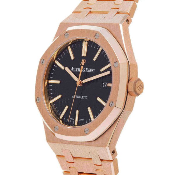 Audemars Piguet Oak Selfwinding Automatic 41MM Black Dial Watch 15400OR.OO.1220OR.01