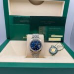 Rolex Datejust 126234 White Gold Stainless Steel Blue Dial Jubilee