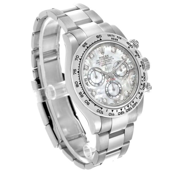 Rolex Cosmograph Daytona 116509-0064 White Gold Mother Of Pearl Diamond Dial