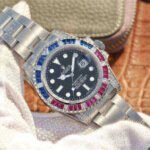 Rolex Submariner M126610LN-0007 Silver Blue/Red Diamond
