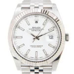Rolex Oyster Perpetual Datejust 126334 41mm Stainless Steel Fluted / Oyster / White