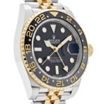 Rolex GMT-Master II 126713GRNR Stainless Steel Yellow Gold Black Dial Jubilee