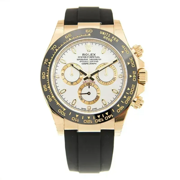 Rolex Cosmograph Daytona 116518LN-0041/33 40mm 18ct Yellow Gold Automatic White Dial