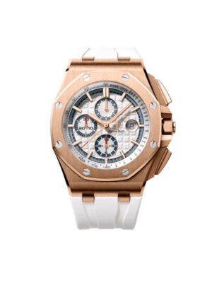 Audemars Piguet Royal Oak Offshore 26408OR.OO.A010CA.01.99 Chronograph 'Summer Byblos Edition' Rose Gold White Dial Limited Edition
