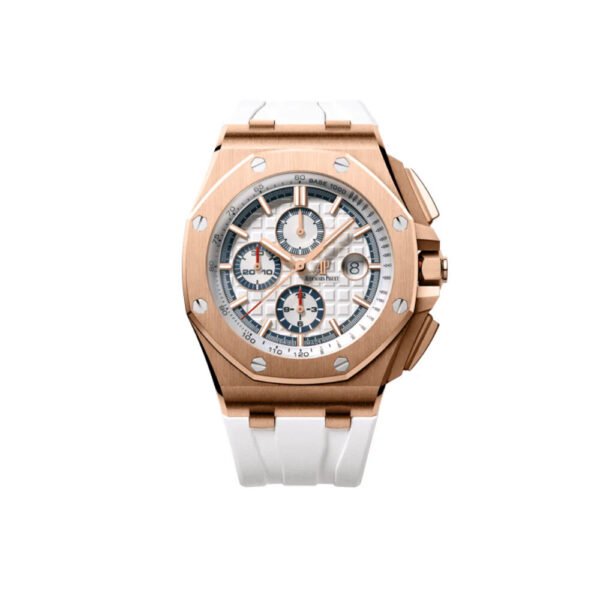 Audemars Piguet Royal Oak Offshore 26408OR.OO.A010CA.01.99 Chronograph 'Summer Byblos Edition' Rose Gold White Dial Limited Edition