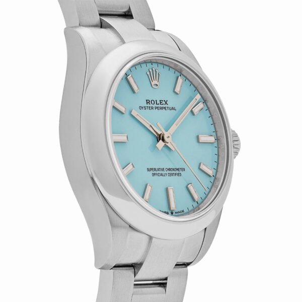 Rolex Oyster Perpetual 277200 Stainless Steel Tiffany Blue Turquoise Dial