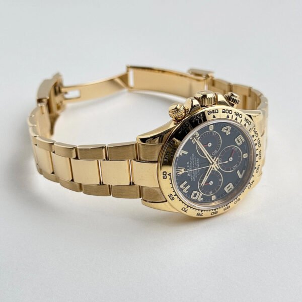 Rolex Daytona 116508 Yellow Gold Blue Racing Arabic Dial