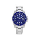 Rolex Submariner Date 116619LB White Gold Blue Dial Blue Bezel