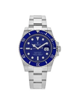 Rolex Submariner Date 116619LB White Gold Blue Dial Blue Bezel