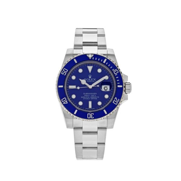 Rolex Submariner Date 116619LB White Gold Blue Dial Blue Bezel